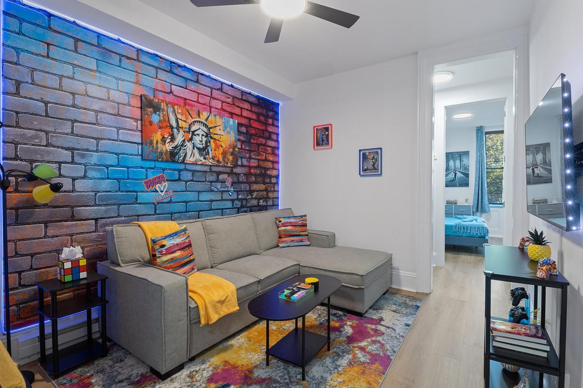 Funky & Colorful Urban Getaway, 20 Minutes To Nyc Appartement Hoboken Buitenkant foto