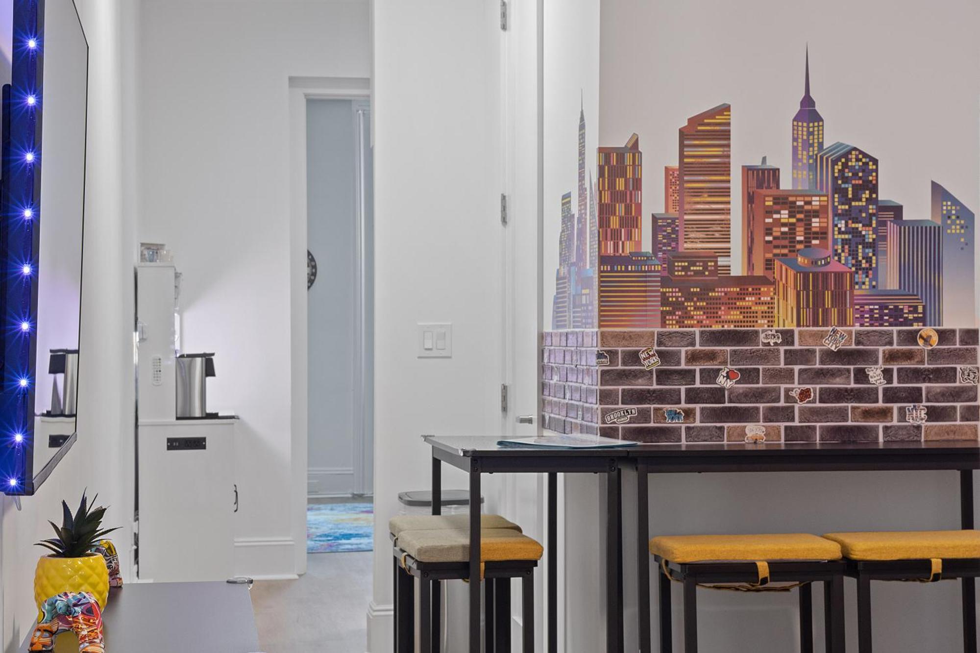 Funky & Colorful Urban Getaway, 20 Minutes To Nyc Appartement Hoboken Buitenkant foto