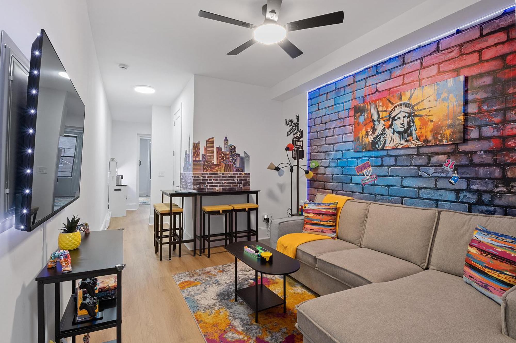 Funky & Colorful Urban Getaway, 20 Minutes To Nyc Appartement Hoboken Buitenkant foto